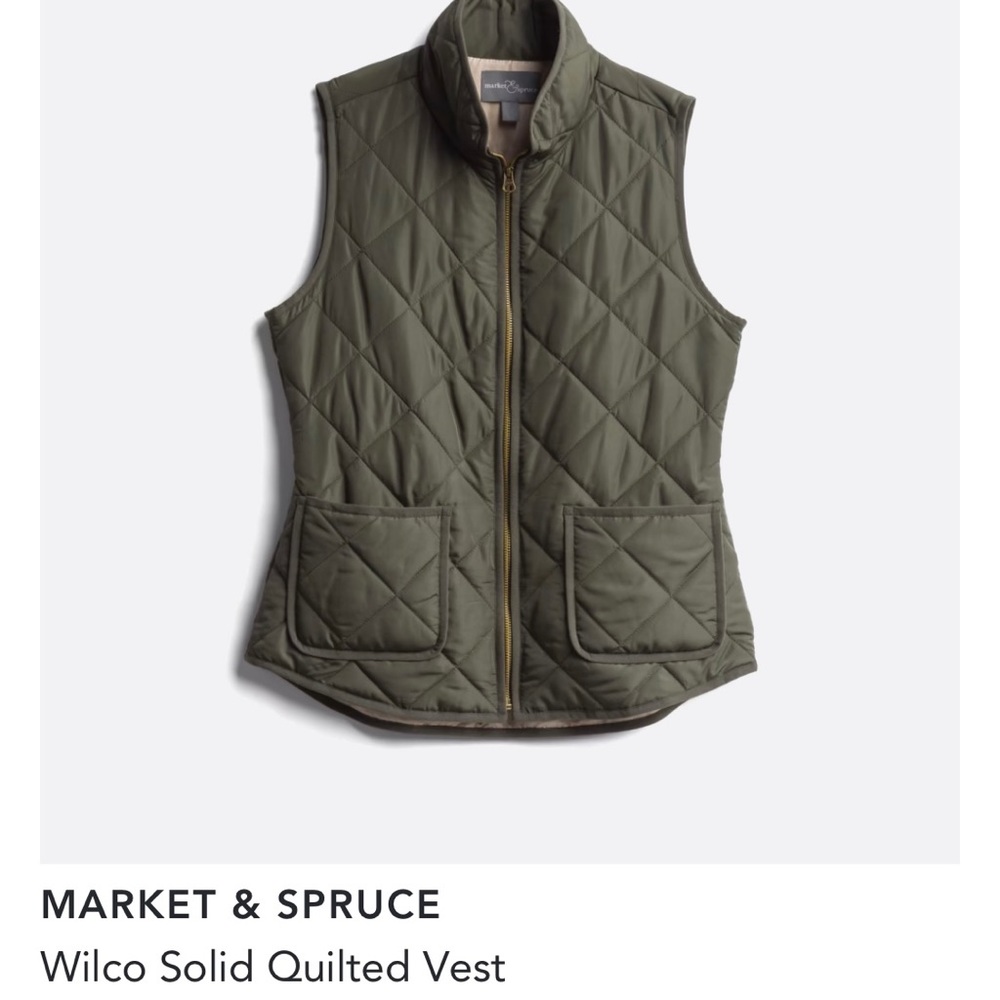 Market & Spruce quilted vest